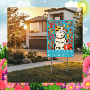 Cats For Kamala 24 Political Yard Signs