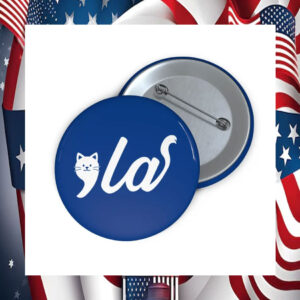 Childless Cat Comma La Kamala 2024 Button