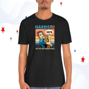 Childless Cat Harris Walz 2024 We Are Not Going Back Shirt