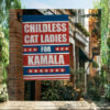 Childless Cat Ladies For Kamala 2024 Flag