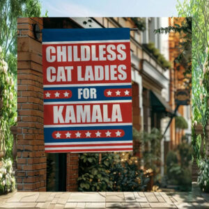 Childless Cat Ladies For Kamala 2024 Flag