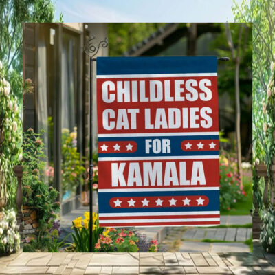 Childless Cat Ladies For Kamala 2024 Flag