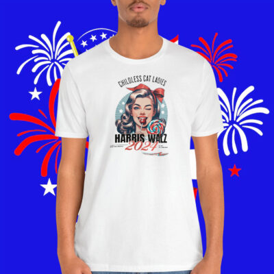 Childless Cat Ladies Harris Walz For The People 2024 We Are Not Going Back Shirt
