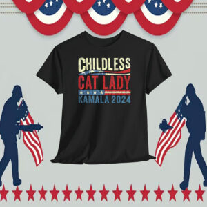 Childless Cat Vote Kamala 2024 Shirt