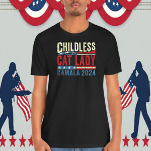 Childless Cat Vote Kamala 2024 Shirt