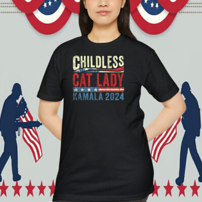 Childless Cat Vote Kamala 2024 Shirt