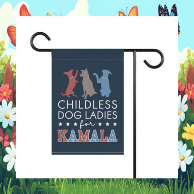 Childless Dog Ladies For Kamala 2024 Flags