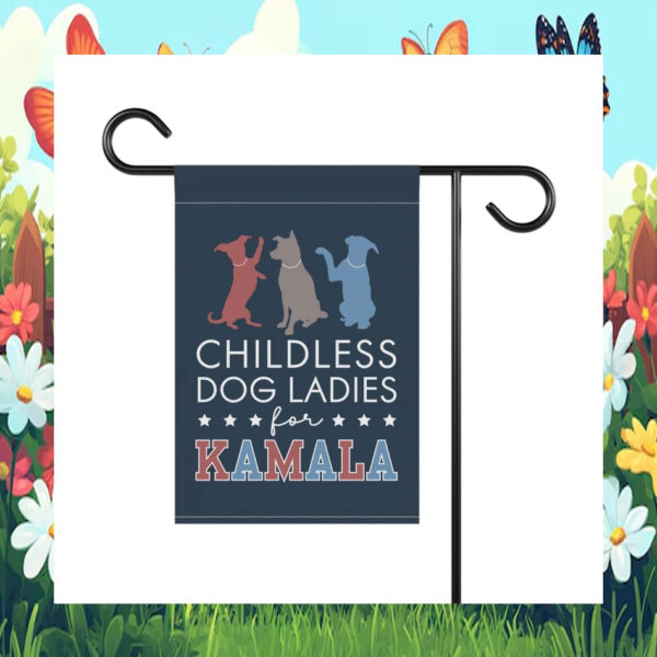 Childless Dog Ladies For Kamala 2024 Flags