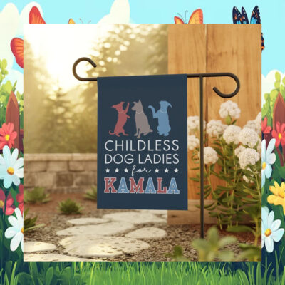 Childless Dog Ladies For Kamala 2024 Flags