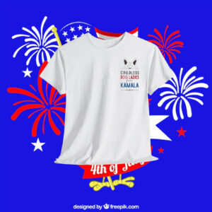 Childless Dog Ladies For Kamala Shirts