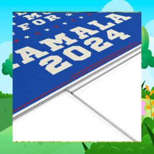 Childless Dog Moms For Kamala 2024 Yard Signs