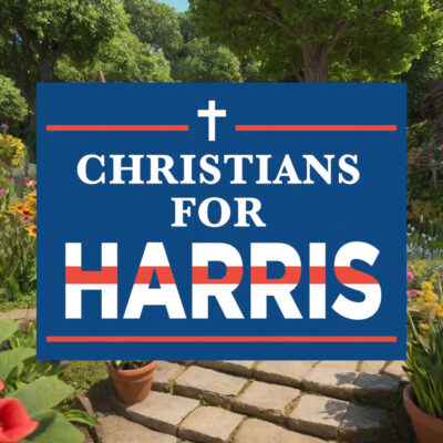 Christians For Harris Yard Sign
