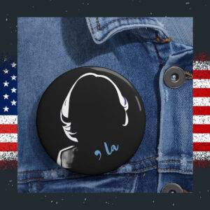 Comma La Harris 2024 Button