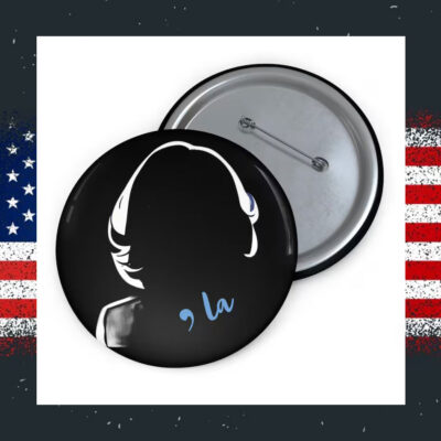 Comma La Harris 2024 Button