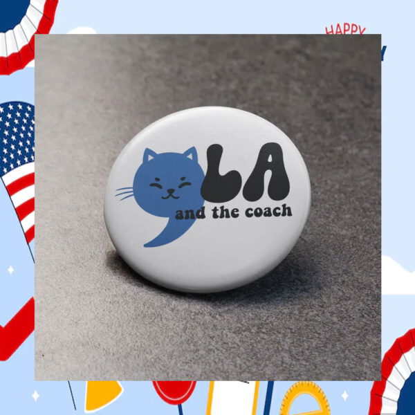 Comma La Harris And The Coach Button