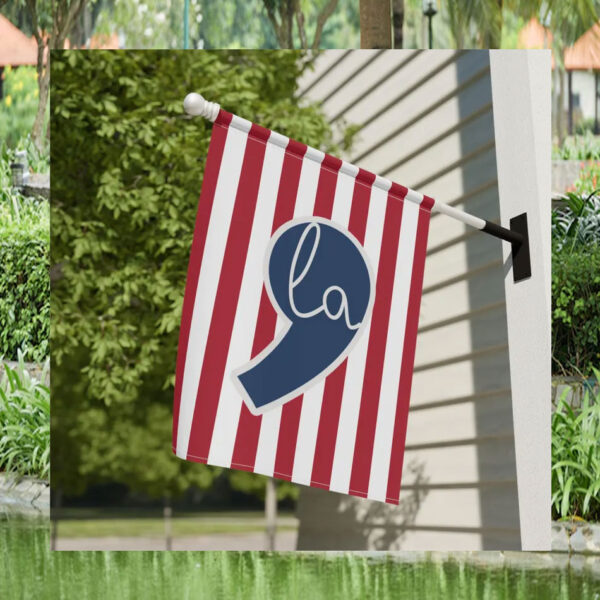 Comma La Harris Garden And House Flag