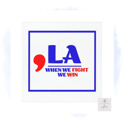 Comma La Harris When We Fight We Win Car Magnet