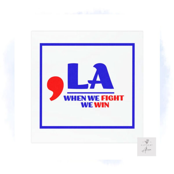 Comma La Harris When We Fight We Win Car Magnet