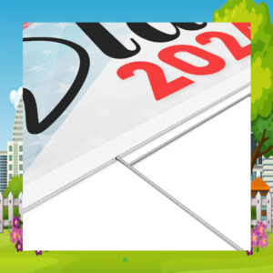 Comma La Kamala 2024 Election Plastic Yard Sign