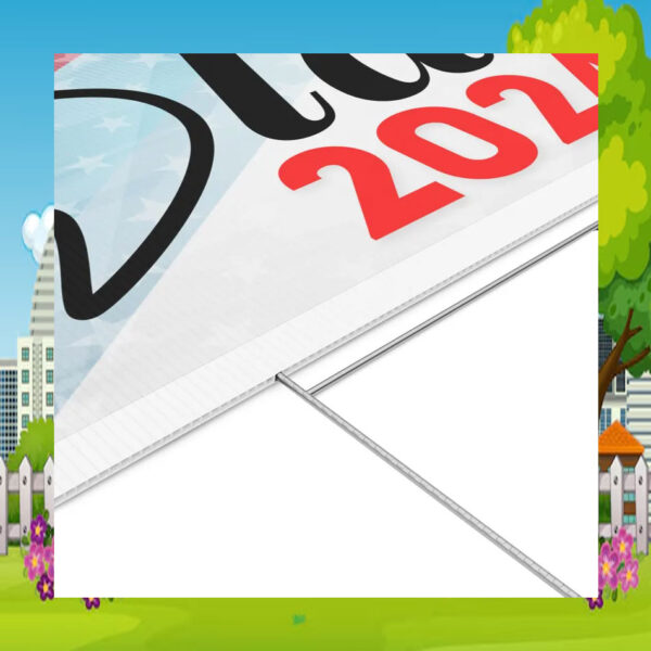 Comma La Kamala 2024 Election Plastic Yard Sign