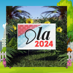 Comma La Kamala 2024 Election Plastic Yard Sign