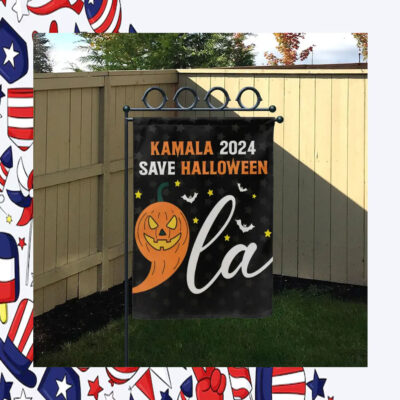 Comma La Kamala 2024 Save Halloween Flags