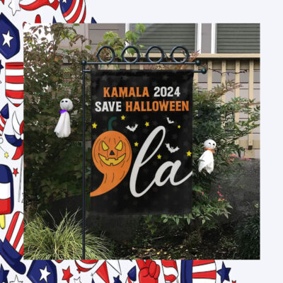 Comma La Kamala 2024 Save Halloween Flags