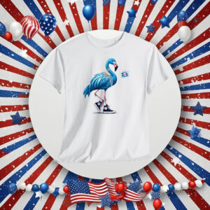 Comma La Kamala Blue Flamingo T-Shirt