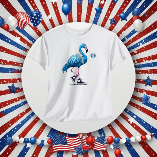 Comma La Kamala Blue Flamingo T-Shirt