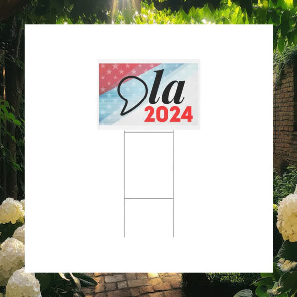 Comma La Kamala Harris 2024 Election Yard Sign
