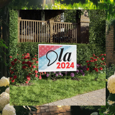 Comma La Kamala Harris 2024 Election Yard Sign