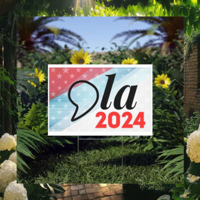 Comma La Kamala Harris 2024 Election Yard Sign