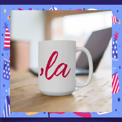 Comma La Kamala Harris 2024 Mugs