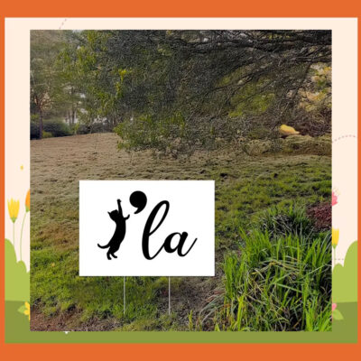Comma La Kamala Harris 2024 President Yard Sign