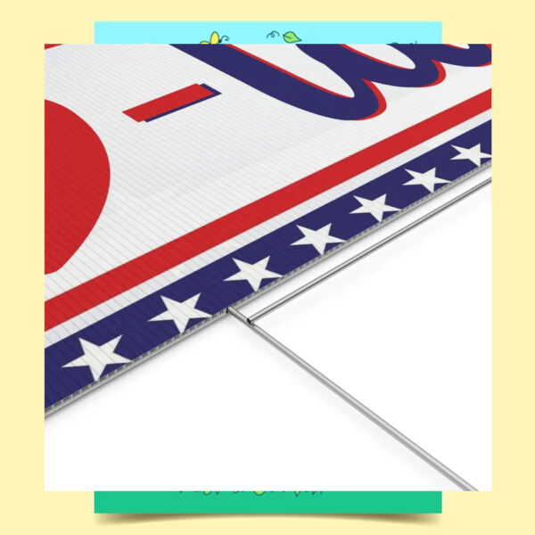 Comma La Kamala Harris 24 Election Yard Sign