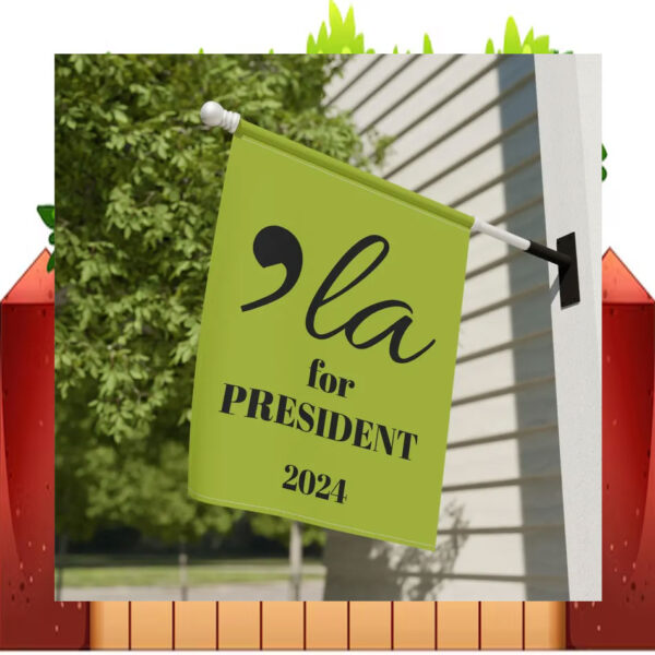 Comma La Kamala Harris For President 2024 Flags