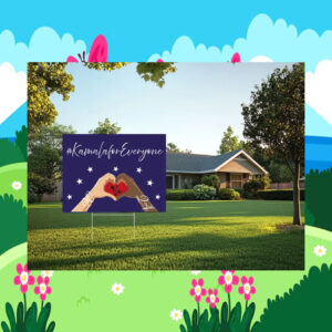 Comma La KamalaForEveryone 2024 Yard Sign