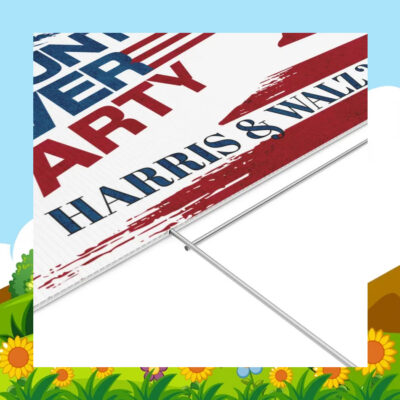 Country Over Party Harris & Walz 24 Election Yard Signs