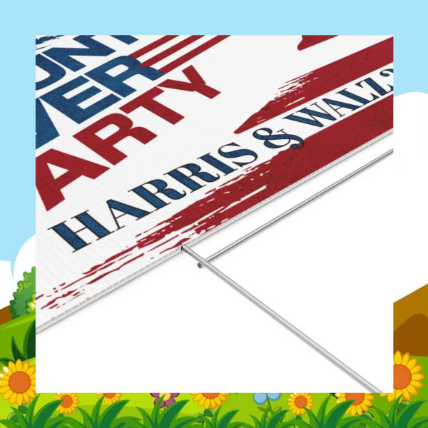 Country Over Party Harris & Walz 24 Election Yard Signs