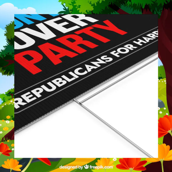 Country Over Party Republicans For Harris Yard Signs