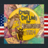 Crazy Cat Lady For Kamala Harris 2024 Button