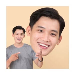 Custom Big Large Face Mojo Sticker