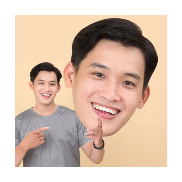 Custom Big Large Face Mojo Sticker