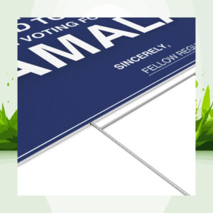 Dear Canvassers, No Need To Knock I'm Voting For Kamala 24 Yard Sign