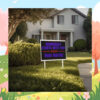 Democracy Starts With You Vote Harris 2024 Political Yard Sign