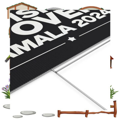 Division Is Over Kamala 2024 Yard Sign