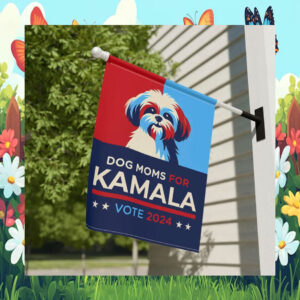 Dog Moms For Kamala Vote 2024 Flags