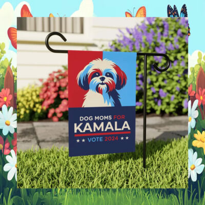 Dog Moms For Kamala Vote 2024 Flags