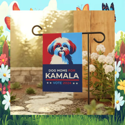 Dog Moms For Kamala Vote 2024 Flags
