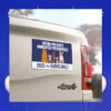 Dogs For Harris Walz Voting Prevents Unwanted Presidencies Car Magnet